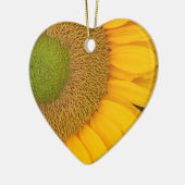 マクロひまわりセンターフラワーオーナメント セラミックオーナメント (左)