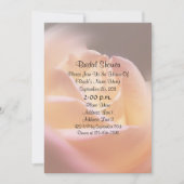 マクロイエローローズフローラブライダルシャワー招待状 招待状 (正面)