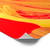 マクロクローズアップ違うカラー油絵を描。カラー ポスター (角)