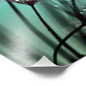 マクロタンポポ種子の水滴写真 フォトプリント            (角)