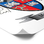 マクロッド家紋コートオブアームズ ポスター (角)