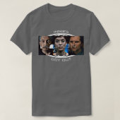 マクロデータの絞り込みルーミング業界 Tシャツ (デザイン正面)