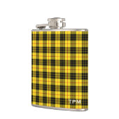 マクロドクランイエローアンドブラックタータンチェックモノグラム フラスク (左)