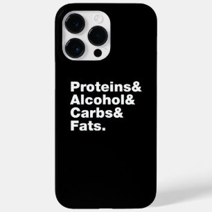 マクロヌトリエン。タンパク質&アルコール&炭水化物&脂肪。 Case-Mate iPhone 14 PRO MAXケース