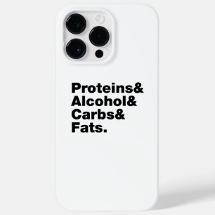 マクロヌトリエン。タンパク質&アルコール&炭水化物&脂肪。 Case-Mate iPhone 14 PRO MAXケース
