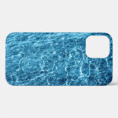 マクロバブリング青い海写真 Case-Mate iPhoneケース (裏面 (横))