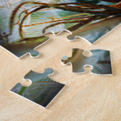 マクロパフボール花写真接写自然 ジグソーパズル (側面)