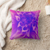 マクロピンクの花 クッション (ブランケット)