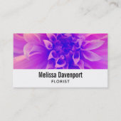 マクロピンクフラワー名刺 名刺 (正面)