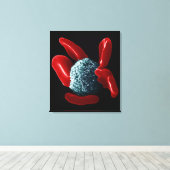 マクロファージ キャンバスプリント (インサイチュ (ウッドフロア))