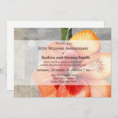 マクロフラワータイガーリリー 招待状 (正面/裏面)