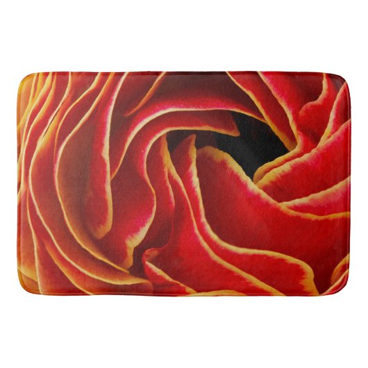 マクロフラワー|花畑（カリフォルニア州）カールスバッド バスマット (正面)