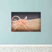 マクロフ描写ァージ貪食の3D キャンバスプリント (インサイチュ (ウッドフロア))