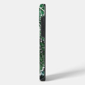 マクロリーフイラストレーション iPhoneケース (左側面)