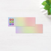 マクロレインボー結婚バラの名札 (デスク)