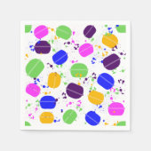 マクロン紙吹雪ナプキンス スタンダードカクテルナプキン (正面)