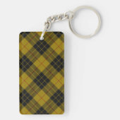 マクロードタータンチェックイエローブラックプレイド キーホルダー (裏面)