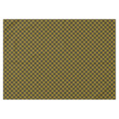 マクロードタータンチェックイエローブラックプレイド テーブルクロス (正面(横))