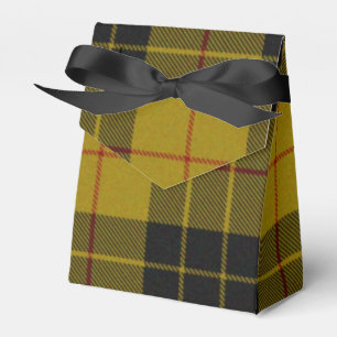 マクロードタータンチェックイエローブラックプレイド フェイバーボックス