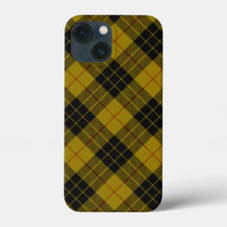 マクロードタータンチェックイエローブラックプレイド iPhone 13 MINIケース