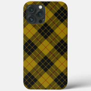 マクロードタータンチェックイエローブラックプレイド iPhone 13 PRO MAXケース