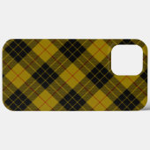 マクロードタータンチェックイエローブラックプレイド Case-Mate iPhoneケース (裏面 (横))