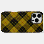 マクロードタータンチェックイエローブラックプレイド Case-Mate iPhoneケース (裏面 (横))
