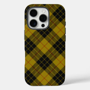 マクロードタータンチェックイエローブラックプレイド iPhone 16 PROケース