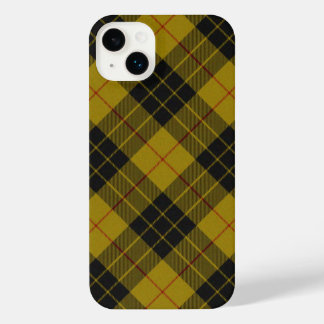 マクロードタータンチェックイエローブラックプレイド iPhone 14 PLUSケース