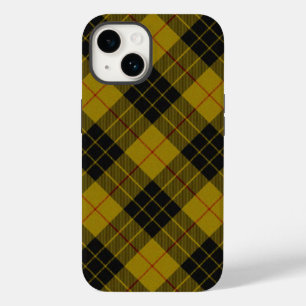 マクロード族のタータン　黄色と黒の格子縞 Case-Mate iPhone 14ケース
