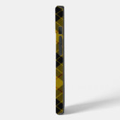 マクロード族のタータン　黄色と黒の格子縞 Case-Mate iPhoneケース (裏面 / 左)