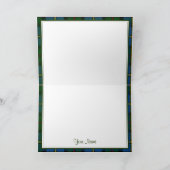 マクロード氏族 ダンヴィーガン城 折りたたみ式グリーティングカード カード (内部)