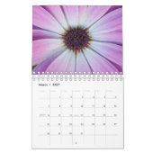 マクロ写真撮影の美しい カレンダー (3月 2027)