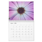 マクロ写真撮影の美しい カレンダー (3月 2026)