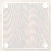 マクロ木目 ガラスコースター (裏面)