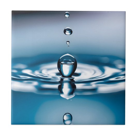 マクロ水滴 タイル (正面)