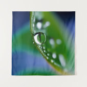 マクロ水滴 タペストリー (正面(横))