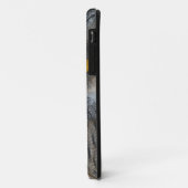 マクロ白黒Scopsフクロウ Case-Mate iPhoneケース (裏面/左)