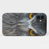 マクロ白黒Scopsフクロウ Case-Mate iPhoneケース (裏面(横))