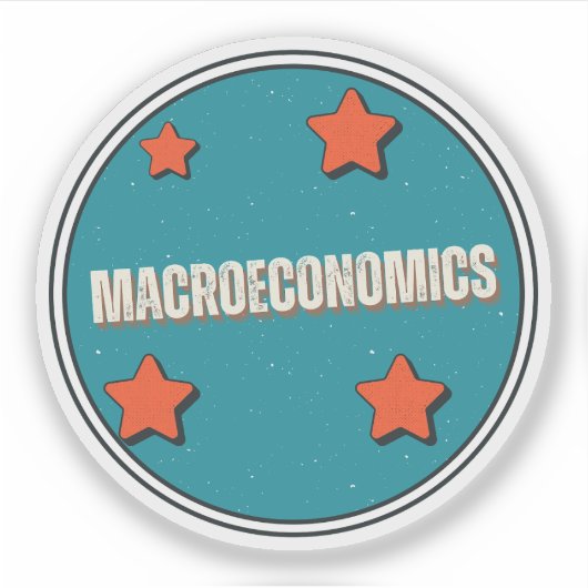マクロ経済学 シール (正面)