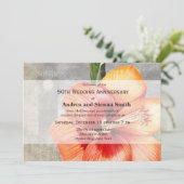 マクロ花 タイガーリリー 招待状 (スタンド正面)