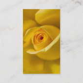 マクロ黄色バラ 名刺 (裏面)