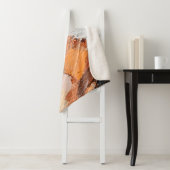 マクロ。抽象芸術アート。表現力豊かなエンボスのペースト状油 シェルパブランケット (インサイチュ)