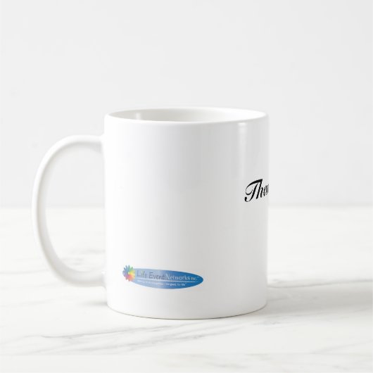 マグありがとう コーヒーマグカップ (左)