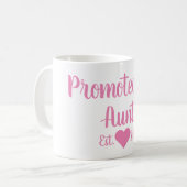 マグおばさんに昇格 コーヒーマグカップ (正面左)