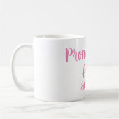 マグおばさんに昇格 コーヒーマグカップ (左)