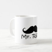 マグおもしろいセットx2、mrs常に右 コーヒーマグカップ (正面左)