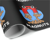 マグおもしろいナット磁石PUN濃いBG ラッピングペーパー (ロールコーナー)