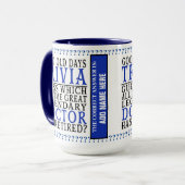 マグおもしろい退職したパーソナライズされたドク退職したター マグカップ (正面左)