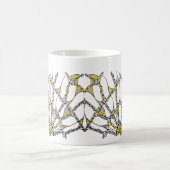 マグお洒落（ドードル – 手書き） コーヒーマグカップ (中央)